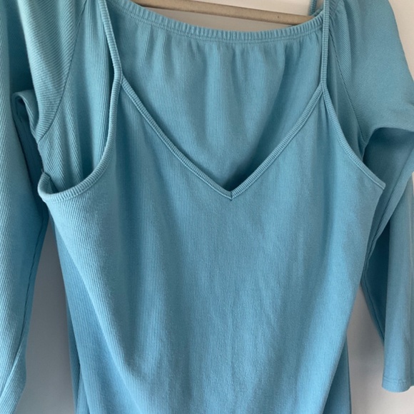 Anthropologie Blue Midi Dress - Picture 8 of 9